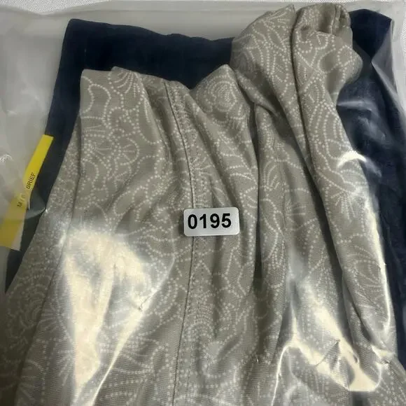 Warner's Brief Underwear Women's M/6 High Waist No Pinch Panty Beige Navy 2 pair - Picture 9 of 9